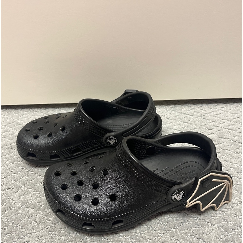 Bat wing crocs